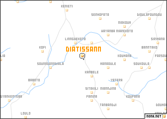 map of Diatissann