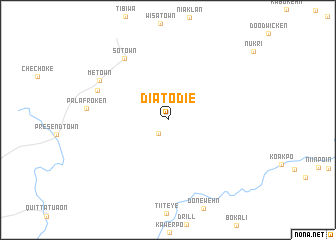 map of Diatodie