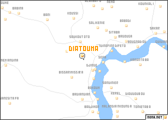 map of Diatouma