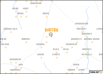 map of Diatou