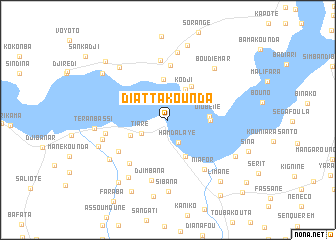 map of Diattakounda