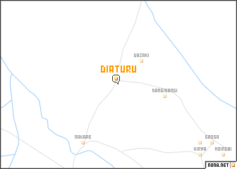 map of Diaturu