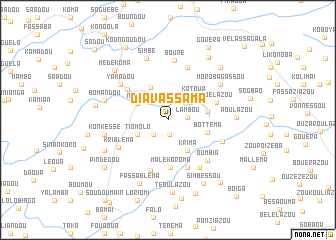 map of Diavassama