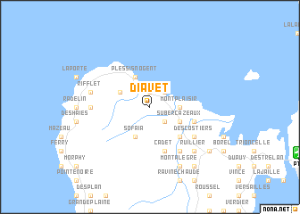 map of Diavet