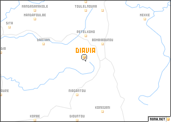 map of Diavia