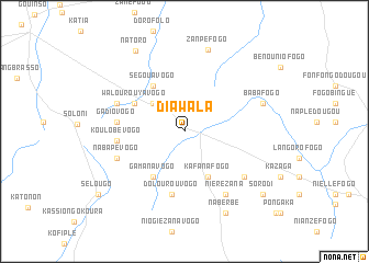 map of Diawala