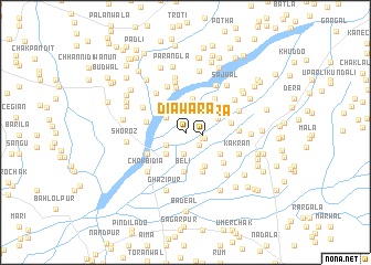 map of Diāwara