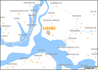 map of Diaw Ba