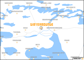 map of Diaye Maoundé