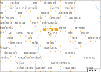 map of Diayène