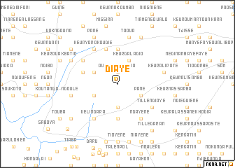 map of Diaye