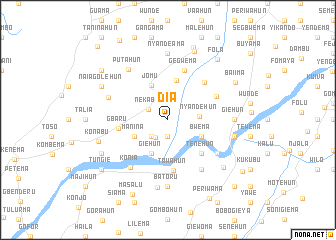 map of Dia