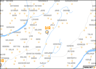 map of Dia