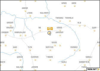 map of Dia