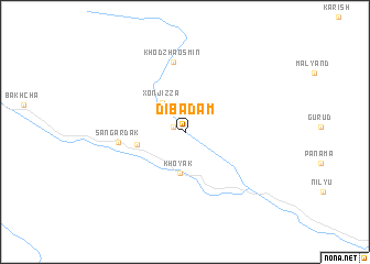 map of Dibadam