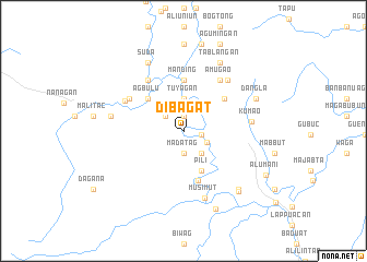 map of Dibagat