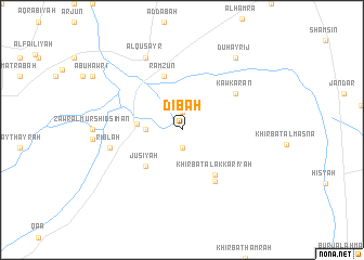 map of Dībah