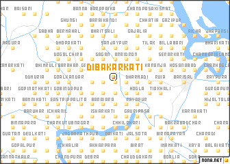 map of Dibākarkāti