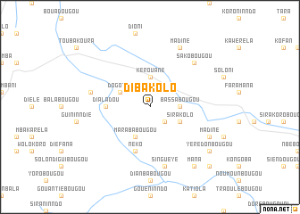 map of Dibakolo