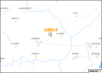 map of Dibala