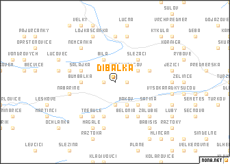 map of Dibalka