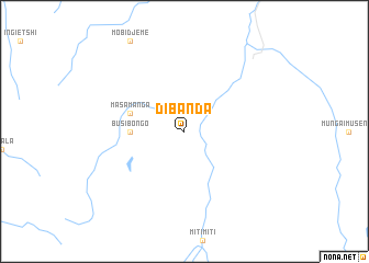 map of Dibanda
