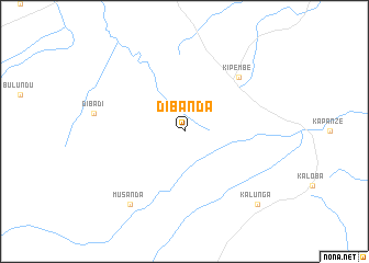 map of Dibanda