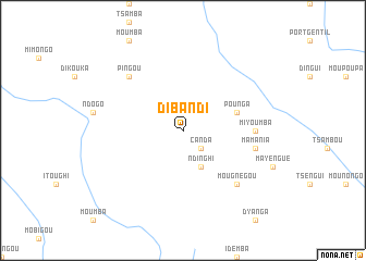 map of Dibandi