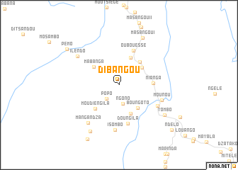 map of Dibangou