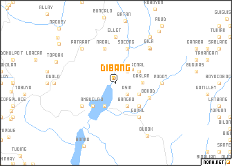 map of Dibang