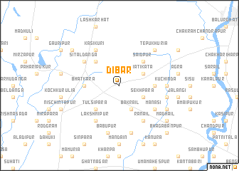 map of Dibar