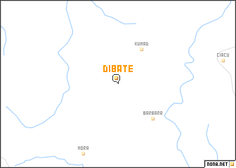 map of Dibate