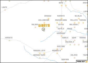 map of Dibaya