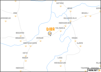 map of Diba