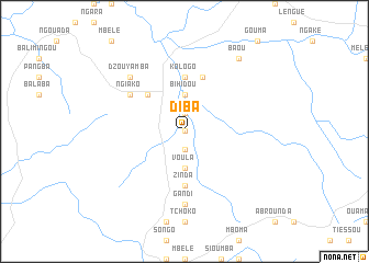 map of Diba