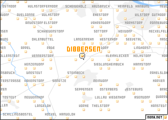 map of Dibbersen