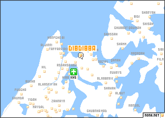 map of Dib Dibba