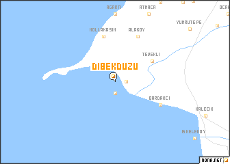 map of Dibekdüzü