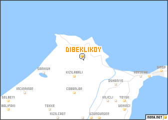 map of Dibekliköy