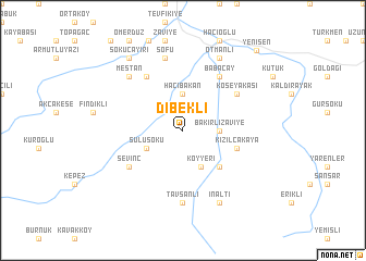 map of Dibekli