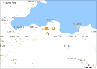 map of Dibekli