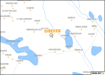 map of Dibekra