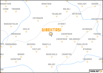 map of Dibektaşı