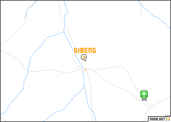 map of Dibeng