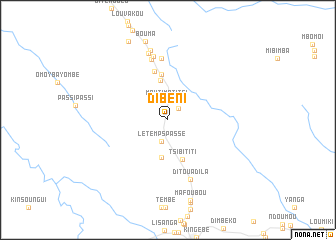 map of Dibéni