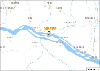 map of Dibéré