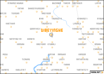 map of Dibeyingwe