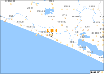 map of Dibia