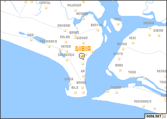 map of Dibia