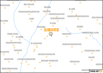 map of Dibikro